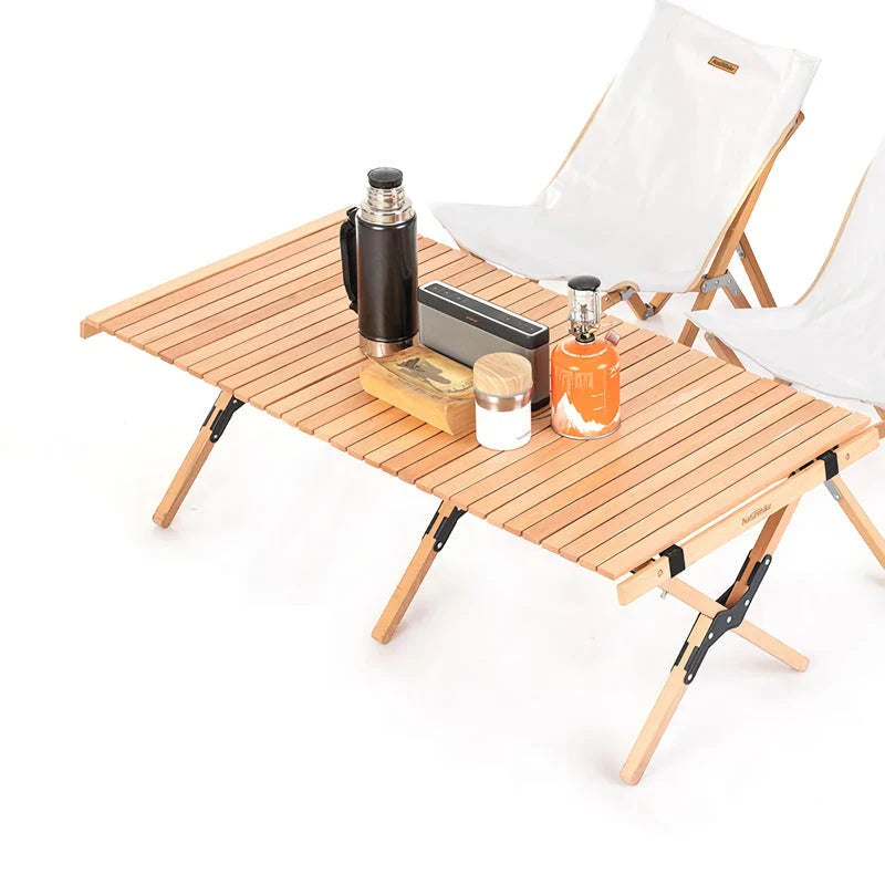 Hhomeenjoy Durable Outdoor Folding Table for Camping & Picnics
