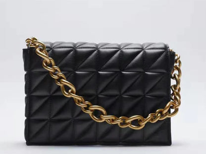 2020 Stylish Quilted Shoulder Wallet Bags for Women - Sophisticated Accessory with Sleek Design and Premium Materials