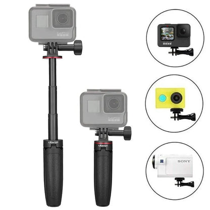 Compact Vlog Tripod - Sturdy and portable mini tripod for action cameras, featuring extendable legs and universal compatibility.