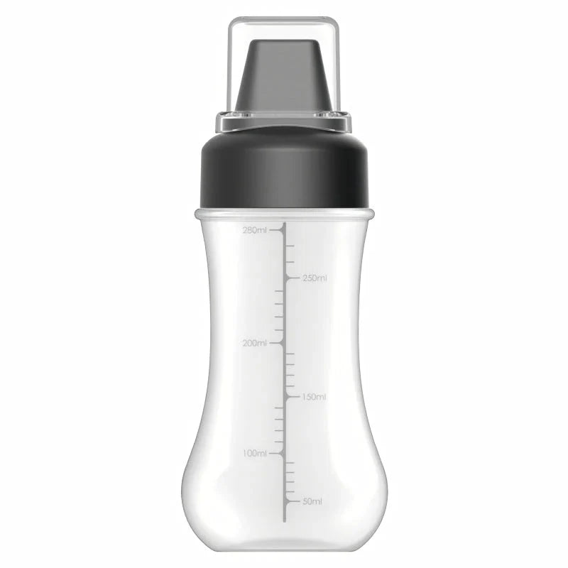 Premium 350 ml sauce squeeze bottle with 5-hole nozzle for even distribution of ketchup, mustard, oils, and other condiments