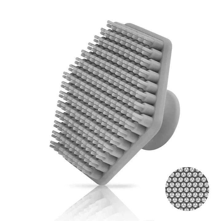 Premium silicone face cleaning brush for men, designed for deep cleansing and pre-shave skin preparation