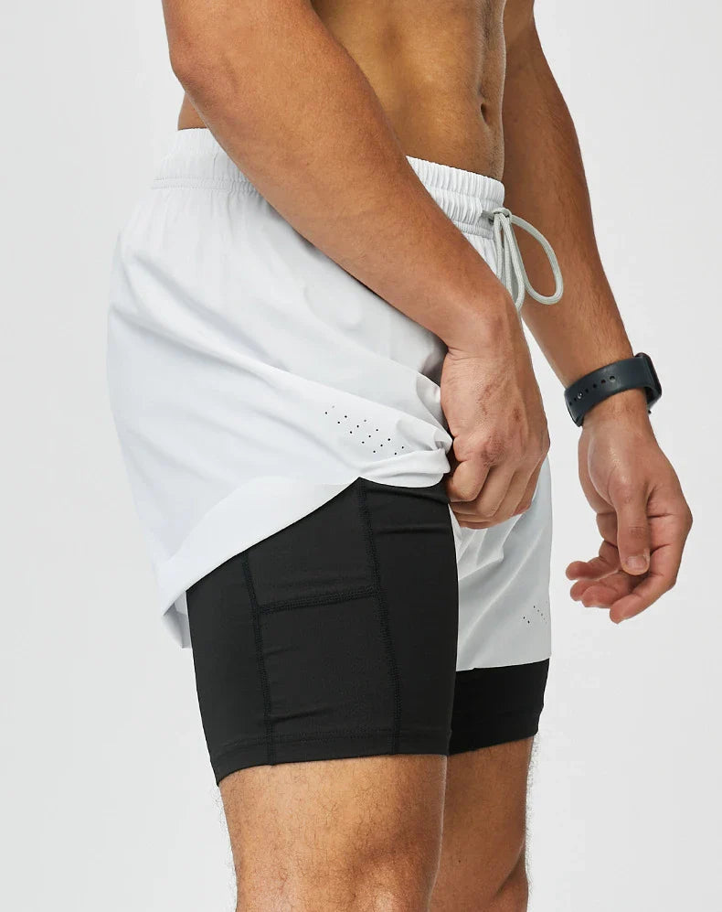 Premium quick-drying, breathable running shorts in various colors for men and women