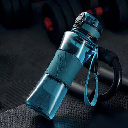 Leak-Proof Protein Shaker Bottle made from durable Tritan plastic, available in various colors and sizes.