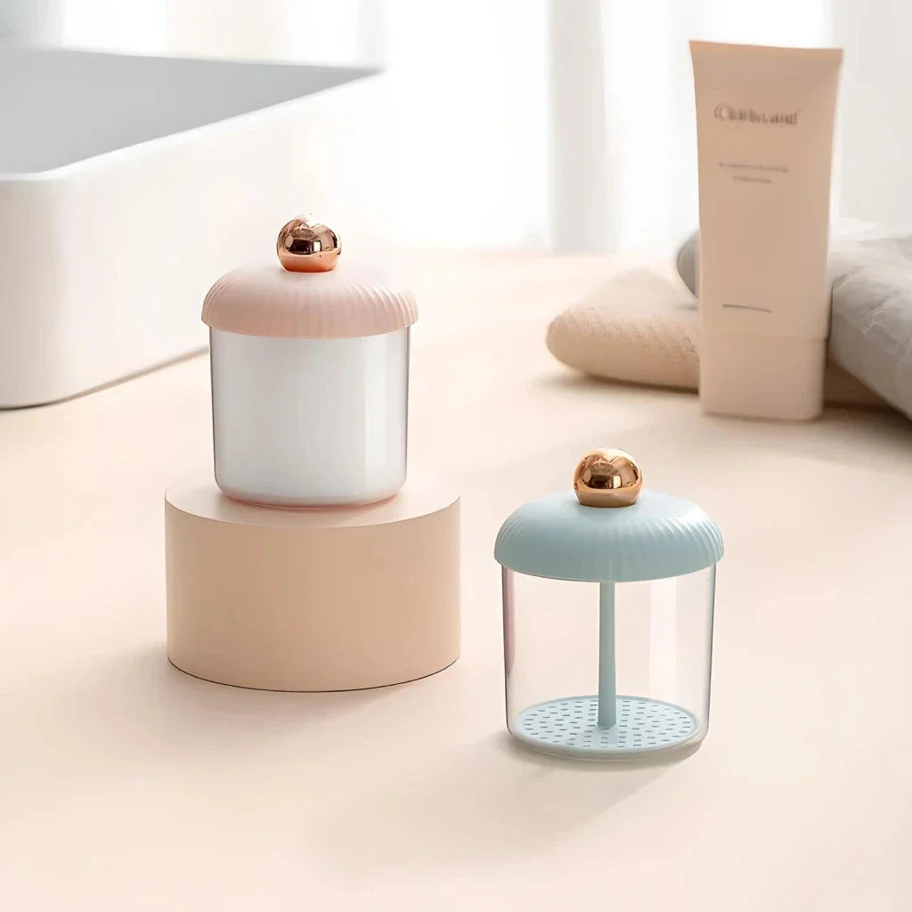 Portable Foam Maker: Effortlessly transforms cleansers into rich, velvety foam for a luxurious cleansing experience.