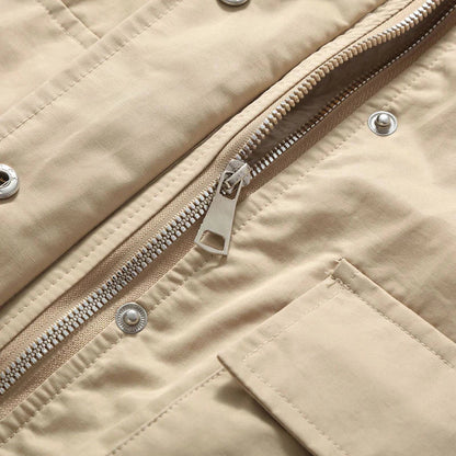 Fashionable women's down-filled jacket in various colors, designed for casual wear and everyday activities