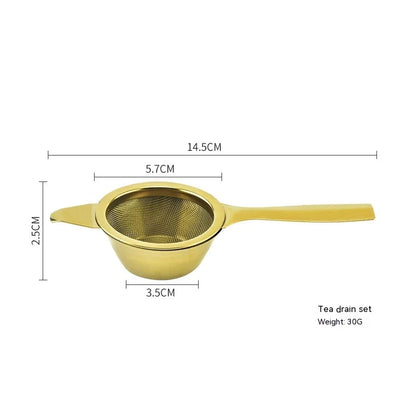 Elegant stainless steel tea strainers with a sleek, minimalist design for effortless brewing and a refined tea experience.