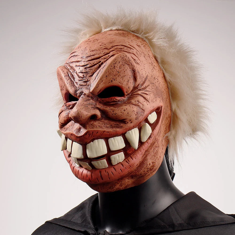 Funny Bucktoothed Old Man Latex Mask for Halloween, Costume Parties, and Pranks