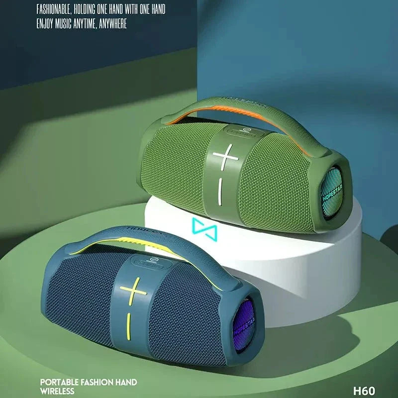 Hhomeenjoy High-Powered 40W Bluetooth Speaker with Subwoofer and Surround Sound