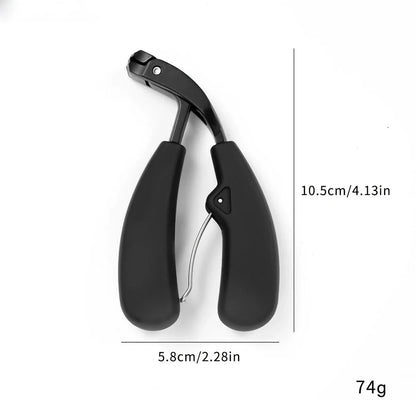 Heavy-Duty Curved Nail Clippers for Thick Toenails and Elderly Care with Stainless Steel Construction and Anti-Splash Storage