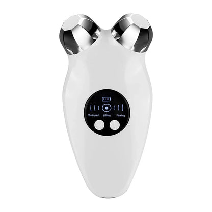 Microcurrent Face Lifting and Firming Device with Warm Compress - Achieve a Youthful, Lifted Complexion