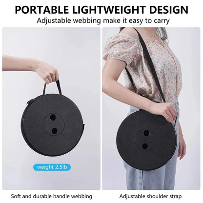 Adjustable height portable telescopic stool made of durable plastic for outdoor activities like hiking, fishing, and picnicking