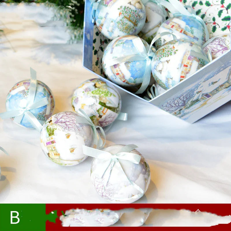 Premium Christmas gift box with a festive tree-shaped decoration, available in a variety of vibrant color options