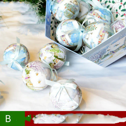 Premium Christmas gift box with a festive tree-shaped decoration, available in a variety of vibrant color options