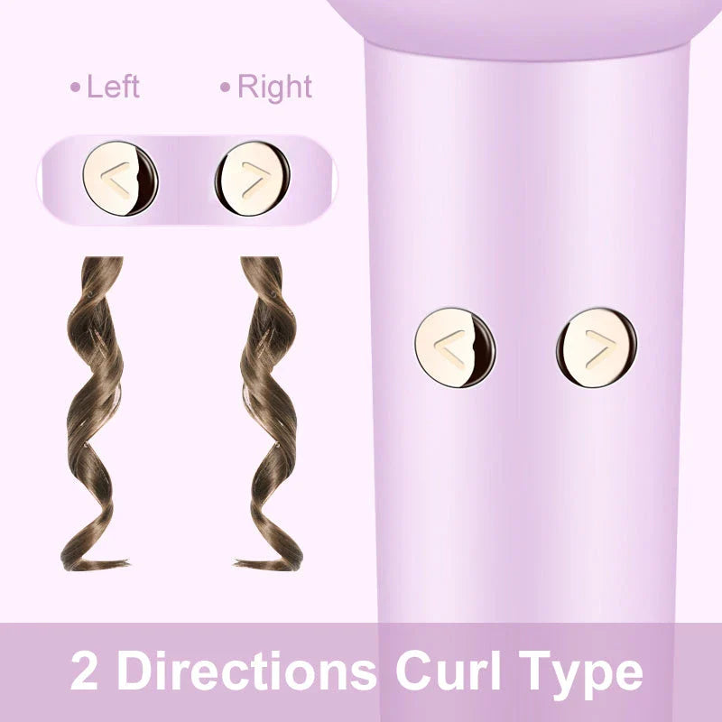 Automatic Rotation Electric Hair Curler with ceramic coating and rapid heating for salon-quality curls
