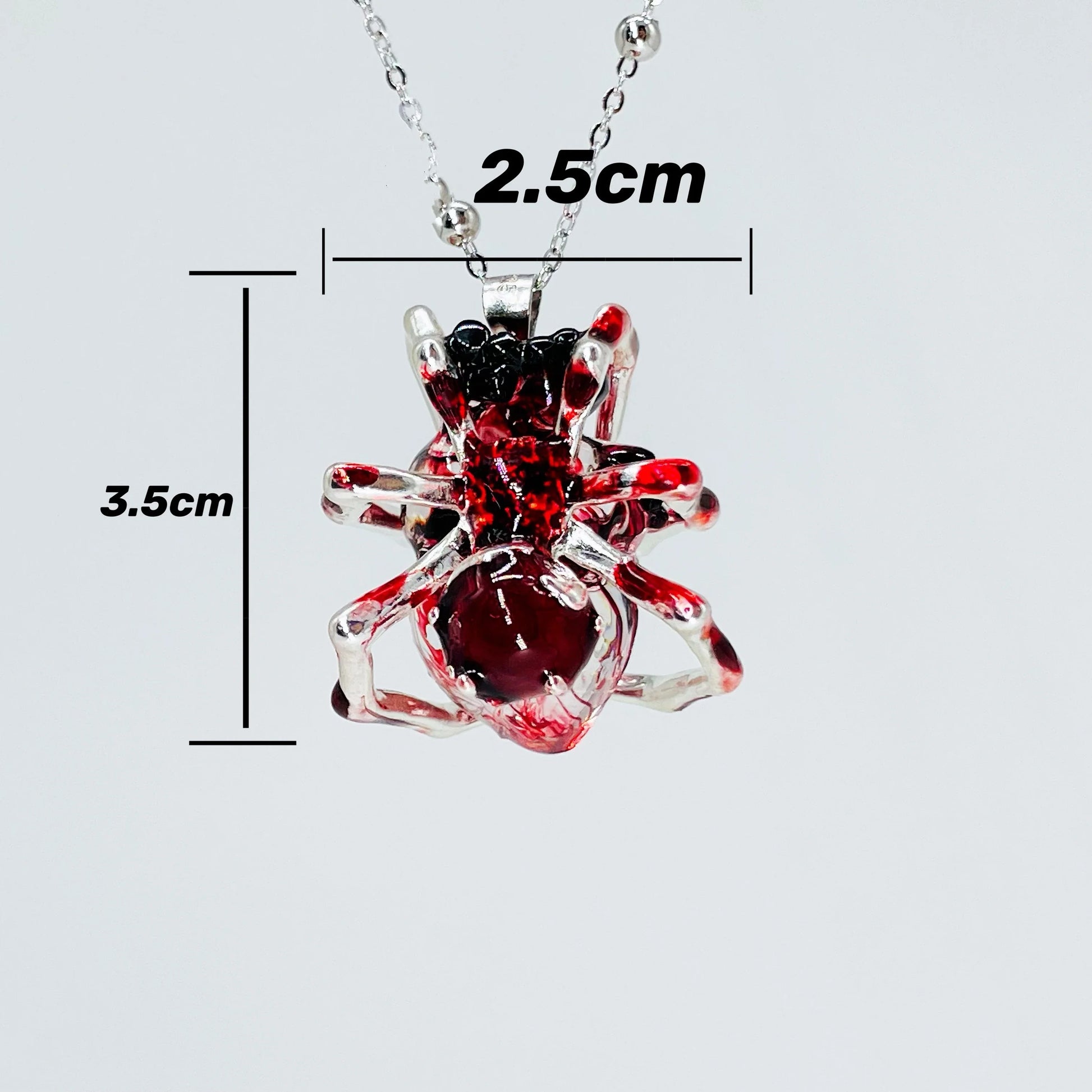 Handcrafted spider web heart pendant necklace with adjustable chain in various styles and colors