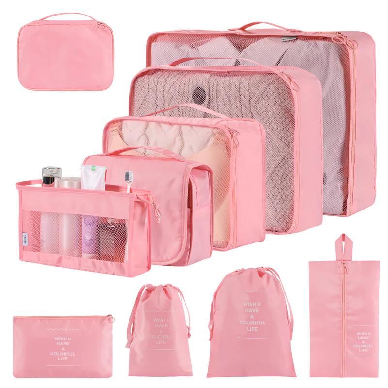 Stylish and practical home storage bags in various solid colors, designed to neatly organize your closets, shelves, and living spaces.