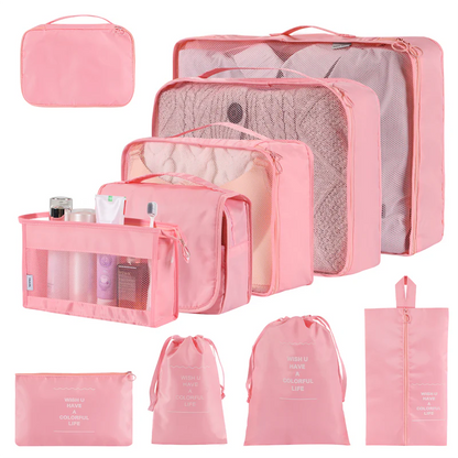 Stylish and practical home storage bags in various solid colors, designed to neatly organize your closets, shelves, and living spaces.