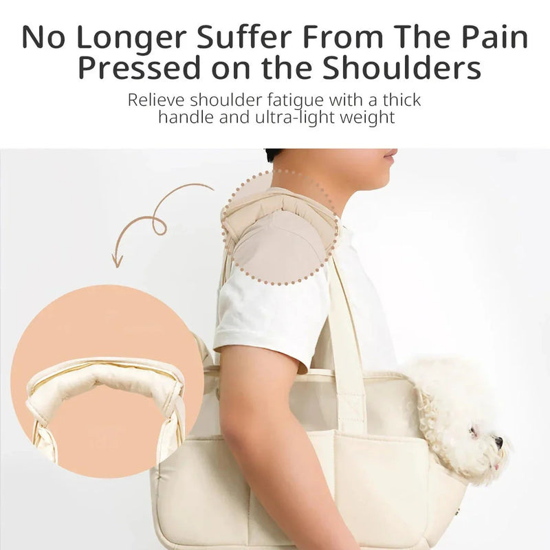 Hhomeenjoy Breathable Pet Travel Backpack for Small Dogs