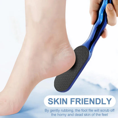 Professional Nano Glass Foot File Scrubber for achieving soft, smooth, and rejuvenated feet at home