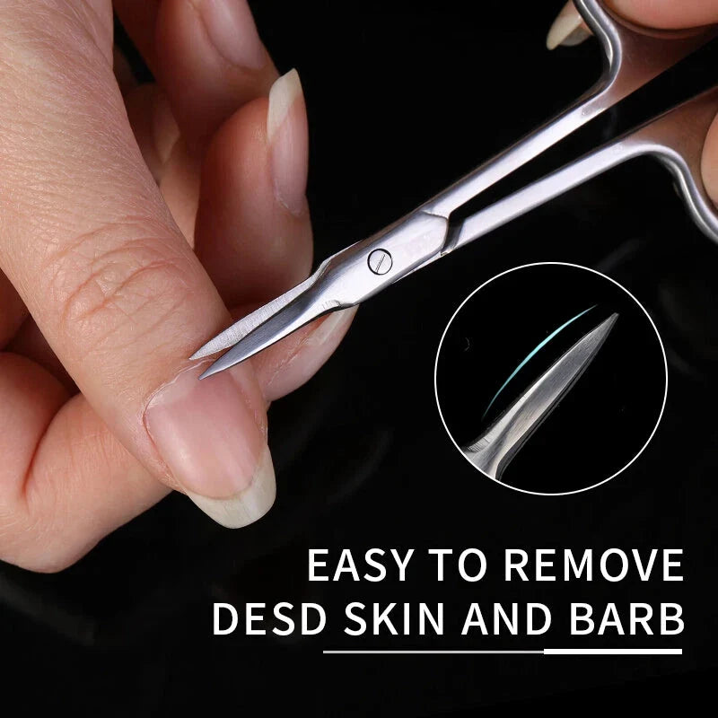 Premium Stainless Steel Cuticle Nipper and Groomer Kit for Salon-Quality Manicures and Grooming at Home