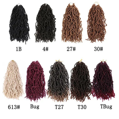 Lush Earthworm Crochet Wig with fluffy, natural-looking texture and vibrant color options for versatile styling