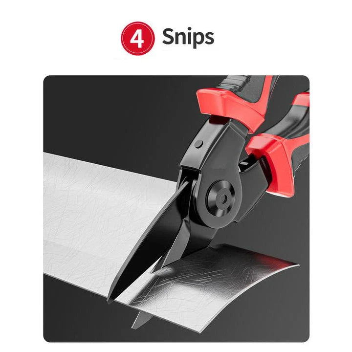 5-in-1 Electrician's Multifunctional Tool Kit with Interchangeable Heads, Durable Chrome-Vanadium Steel Construction, and Sharp Cutting Capabilities