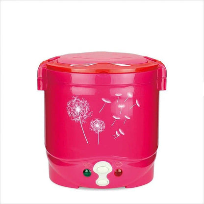 Versatile electric mini cooker with various color options for convenient home cooking and meal preparation