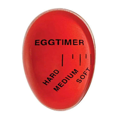 Eco-friendly resin egg timer with heat-sensitive technology for precise soft, medium, and hard-boiled egg doneness