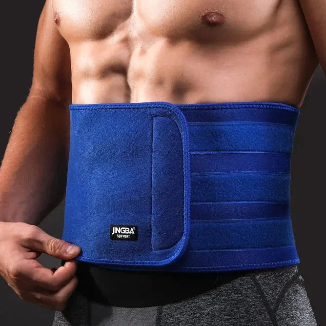 Adjustable neoprene waist trainer with lumbar support for optimizing workouts and daily activities