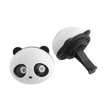 Cute panda-shaped car air freshener with long-lasting fragrance to refresh your vehicle's interior
