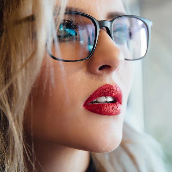 Premium Anti-Blue Light Gaming Glasses with sleek, modern frames and polycarbonate lenses that block up to 99% of harmful blue light
