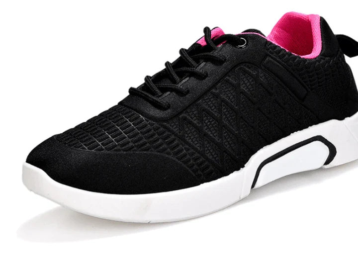 Comfortable and stylish spring sports shoes with breathable mesh design, available in multiple color options