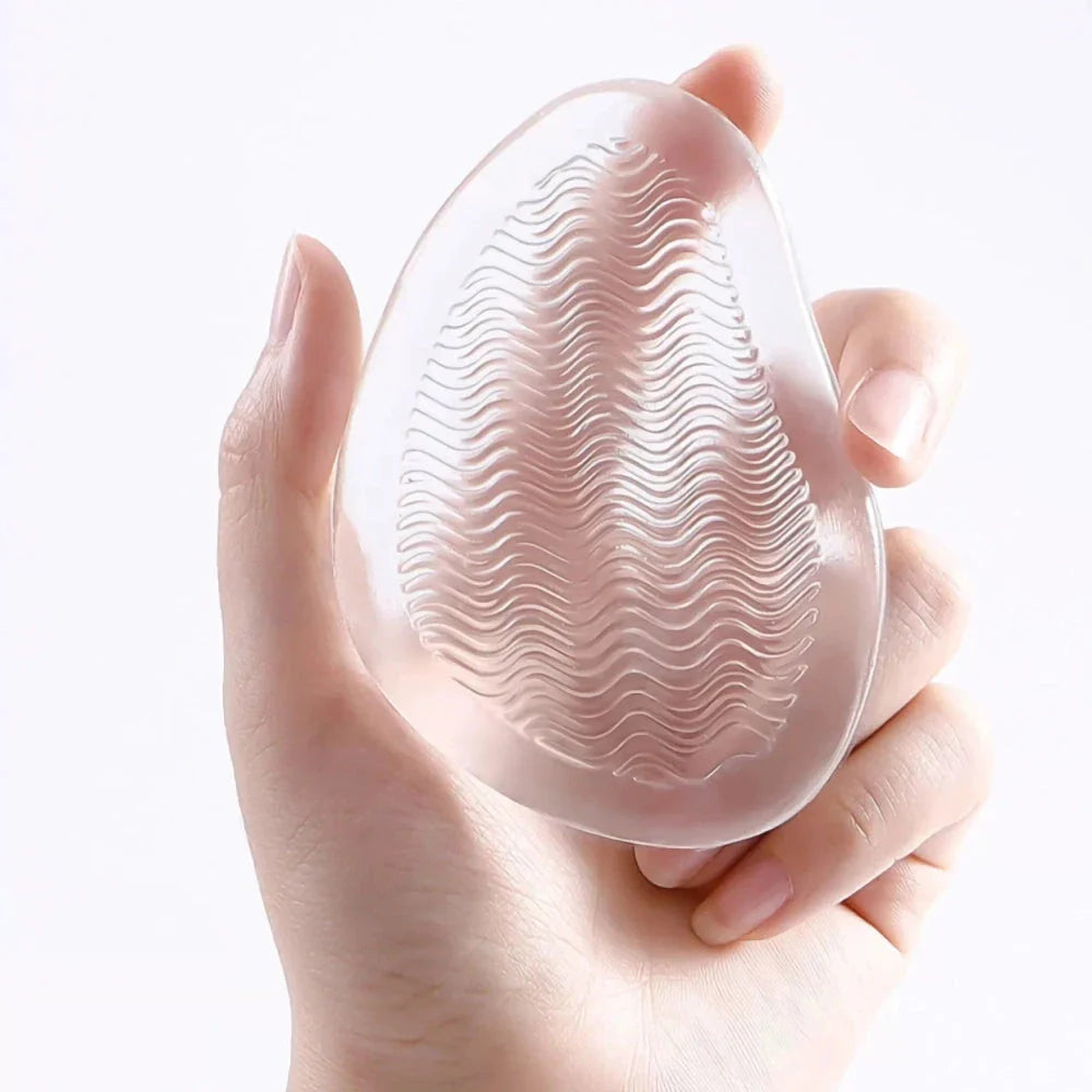 Comfortable high heel insoles made of soft, durable silicone to reduce foot pain and provide all-day support.