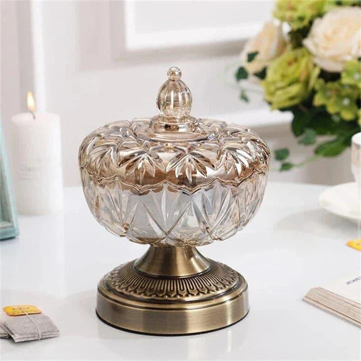 Elegant metal and glass vase in various sizes for home decor, featuring a sleek and versatile design