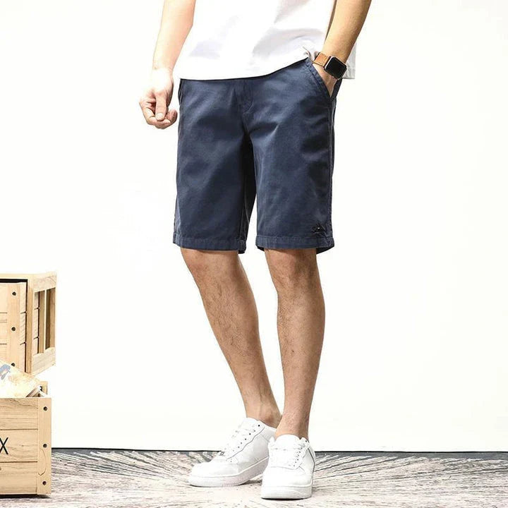 Stylish and versatile casual pants for men, featuring a medium-elastic fabric blend and a range of classic colors for everyday comfort and style.
