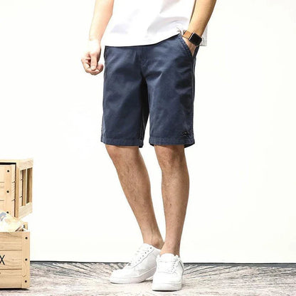Stylish and versatile casual pants for men, featuring a medium-elastic fabric blend and a range of classic colors for everyday comfort and style.