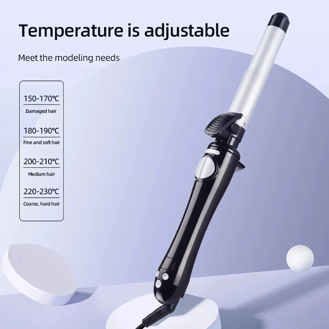 25mm Automatic Curling Iron with 360-Degree Rotation - Professional Hair Styler for creating beautiful, salon-quality curls