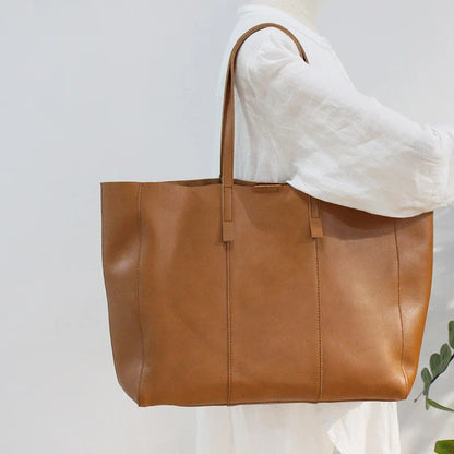 Premium leather handbag with multiple pockets and compartments for exceptional organization and style