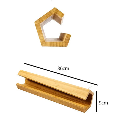 Elegant bamboo LED table lamp with adjustable brightness and soft, soothing light