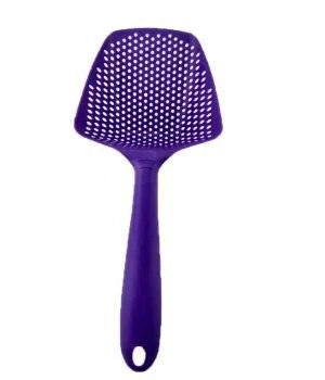 Eco-Friendly Lightweight Nylon Collapsible Strainer in Black, Green, and Blue colors