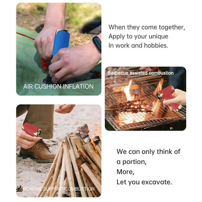 Cordless Travel Hair Dryer with 4 Customizable Airflow Settings, Rechargeable Battery, and Compact Design