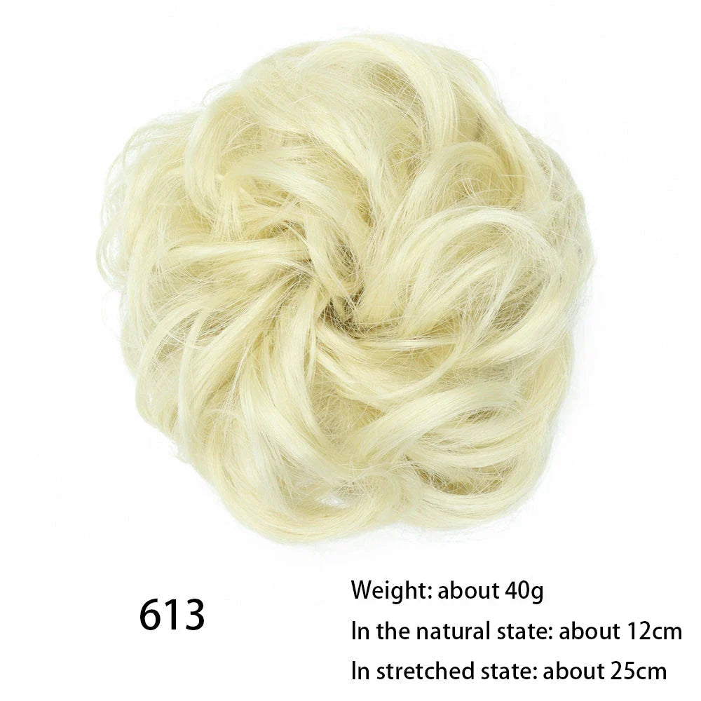 Messy Chignon Donut Hair Bun Pad - Effortless Elegance Hair Accessory for Stylish Buns