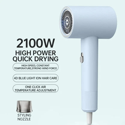 Powerful High-Speed Ionic Hair Dryer with Adjustable Settings for Frizz Control and Smooth, Shiny Hair