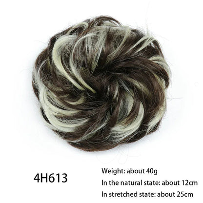 Messy Chignon Donut Hair Bun Pad - Effortless Elegance Hair Accessory for Stylish Buns
