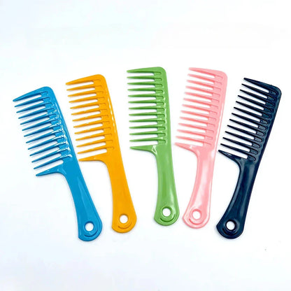 Trendha Heat-Resistant Wide-Tooth Comb for Smooth, Manageable Curly Hair