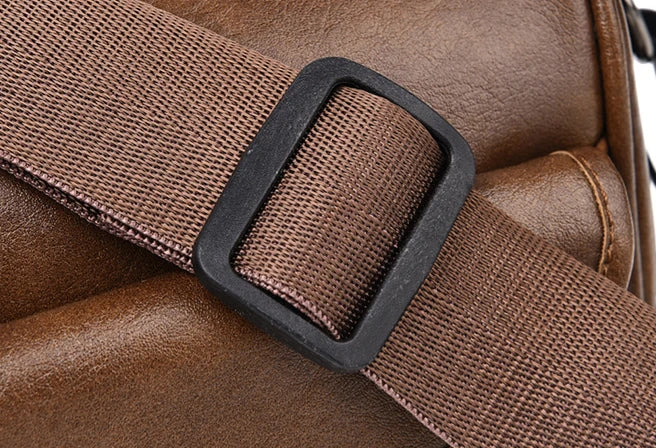 Stylish men's crossbody bag with large capacity, water-resistant and wear-resistant design for everyday use