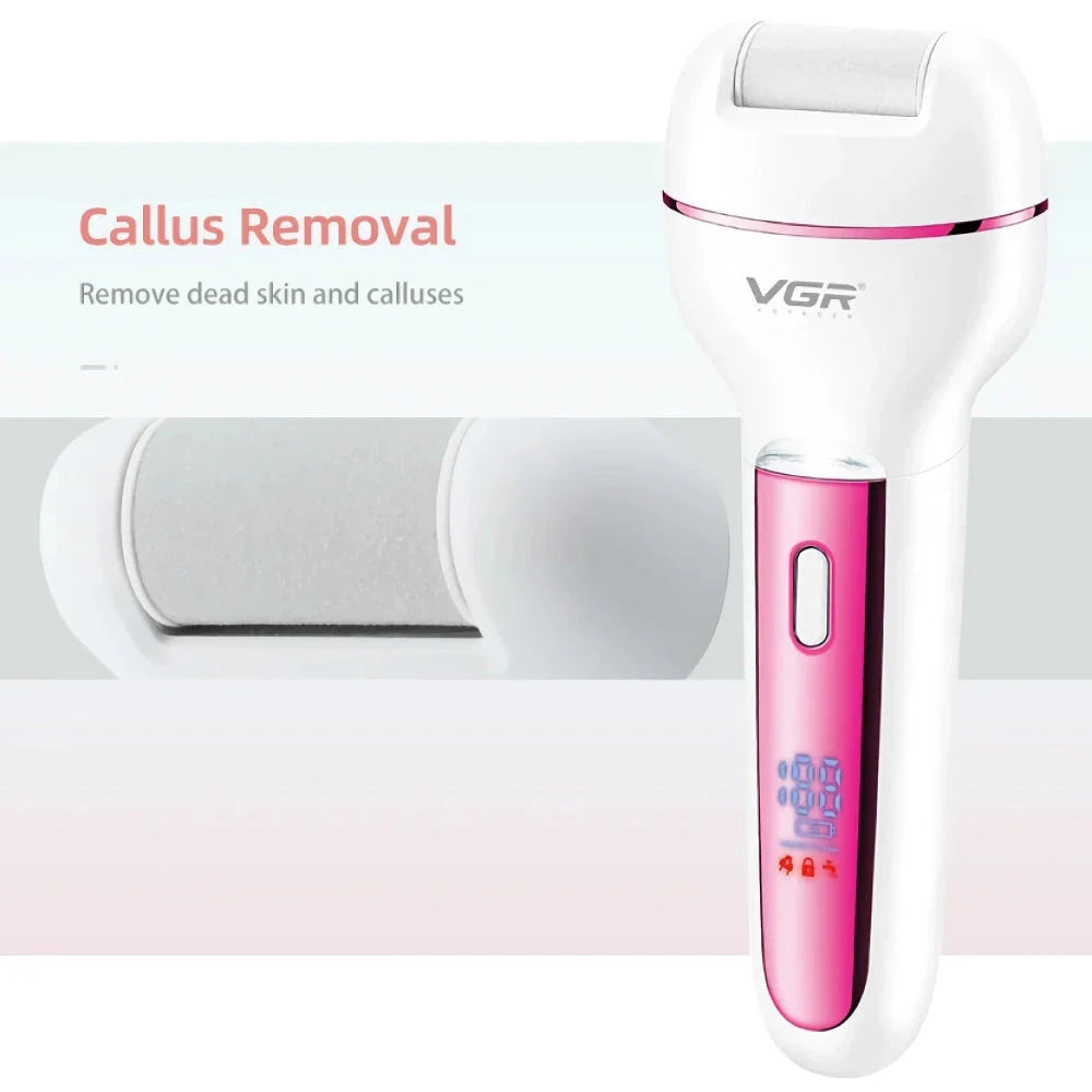 3-in-1 Multipurpose Women's Electric Shaver and Epilator with Epilator, Callus Remover, and Razor Attachments