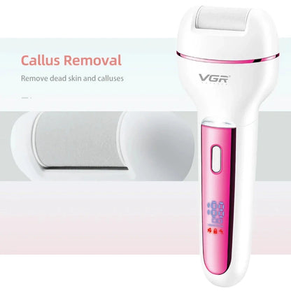 3-in-1 Multipurpose Women's Electric Shaver and Epilator with Epilator, Callus Remover, and Razor Attachments