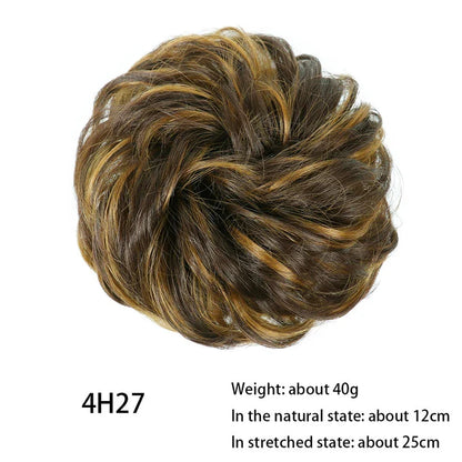 Messy Chignon Donut Hair Bun Pad - Effortless Elegance Hair Accessory for Stylish Buns