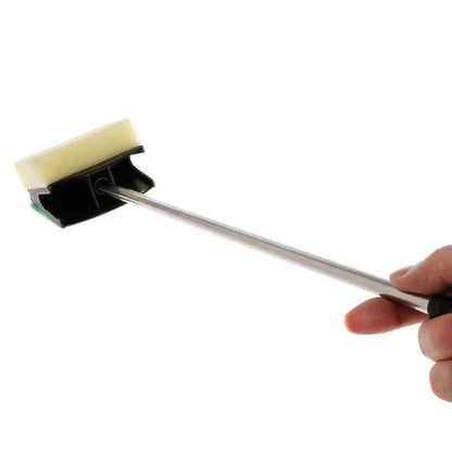 Cleaning Brush with Double Face Sponge made of stainless steel and sponge, perfect for versatile household cleaning tasks